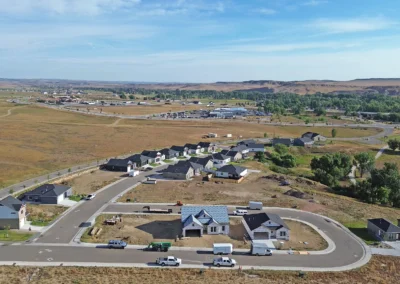 Drone Photo Of Sheridan Hills (14) Carlton Construction, Custom Homes Sheridan Wy 8.21.2026